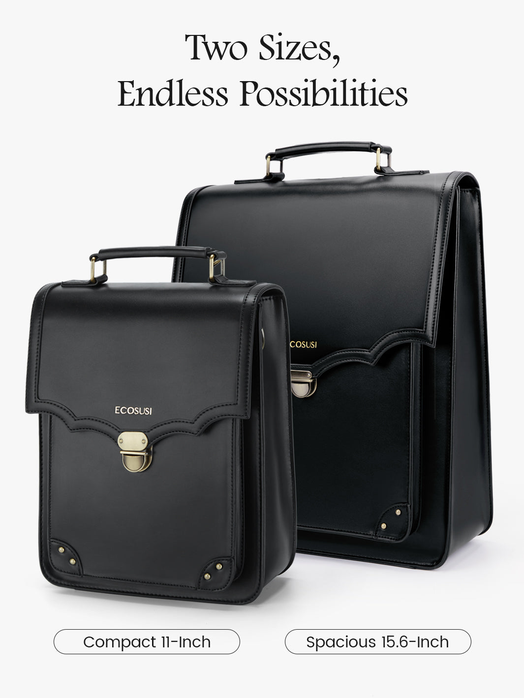Aria Vintage Backpack for Laptops 11-15.6 Inches