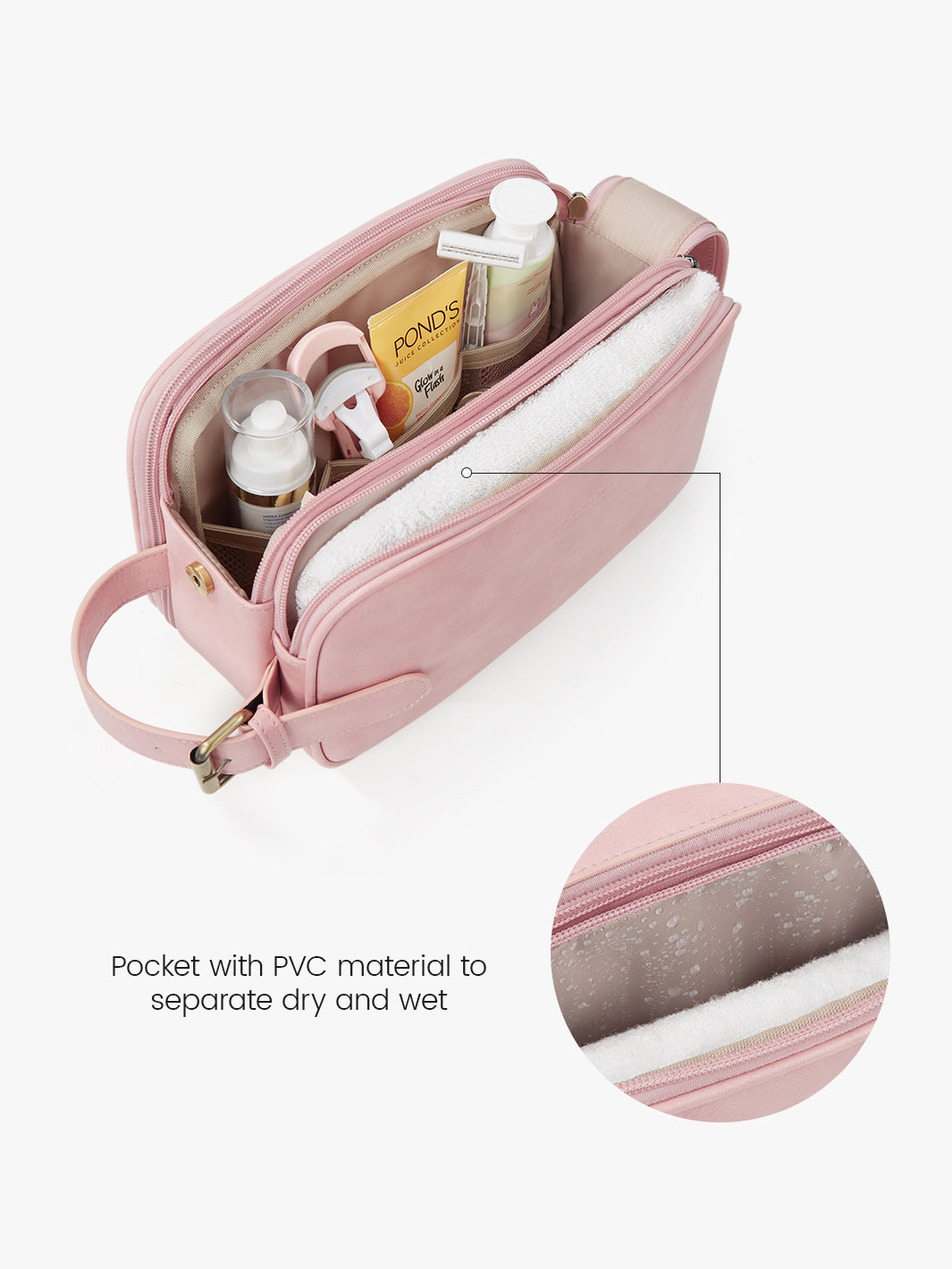 Bathroom Travel Bag pink