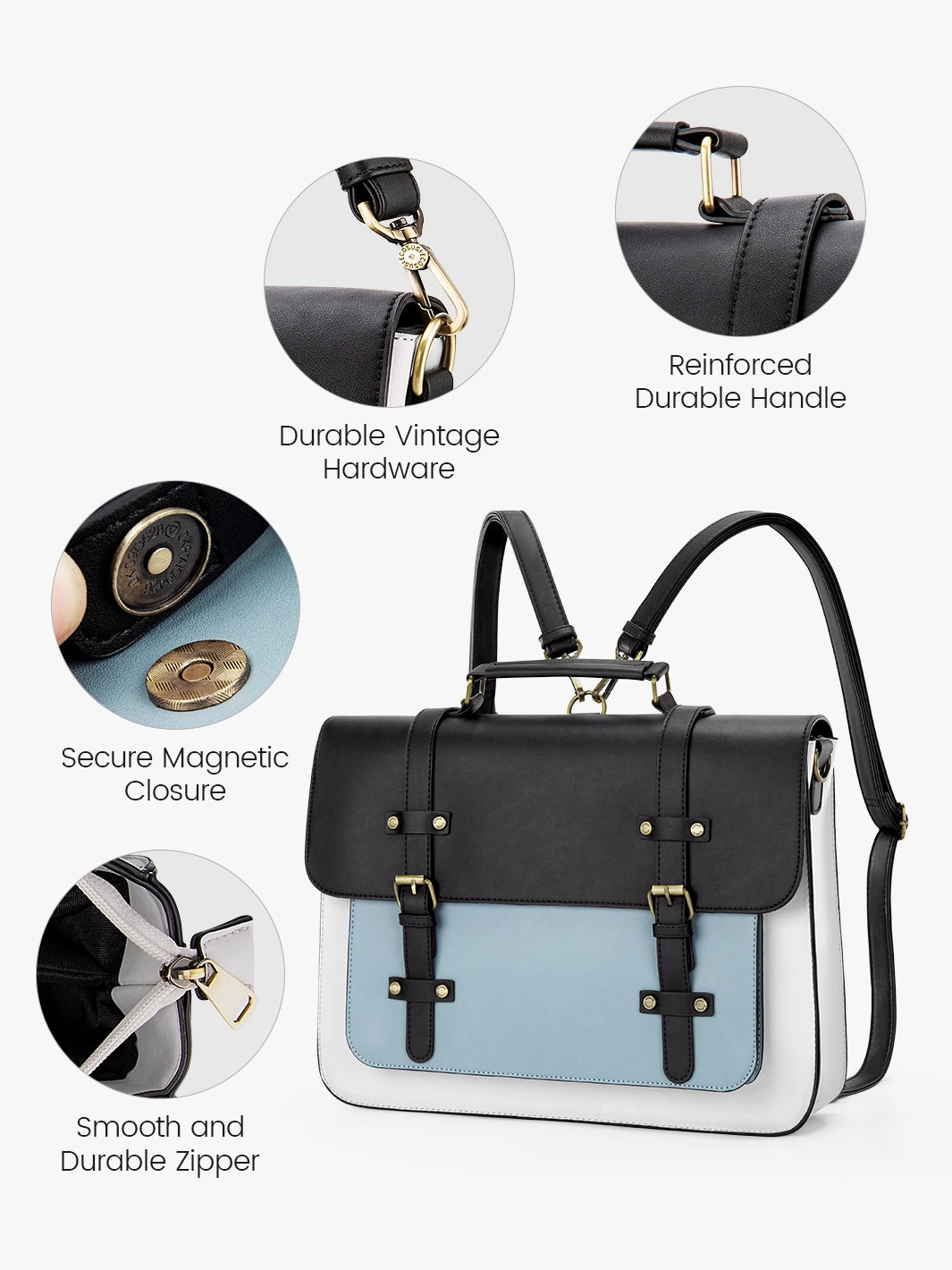 Sombre Vintage Briefcase