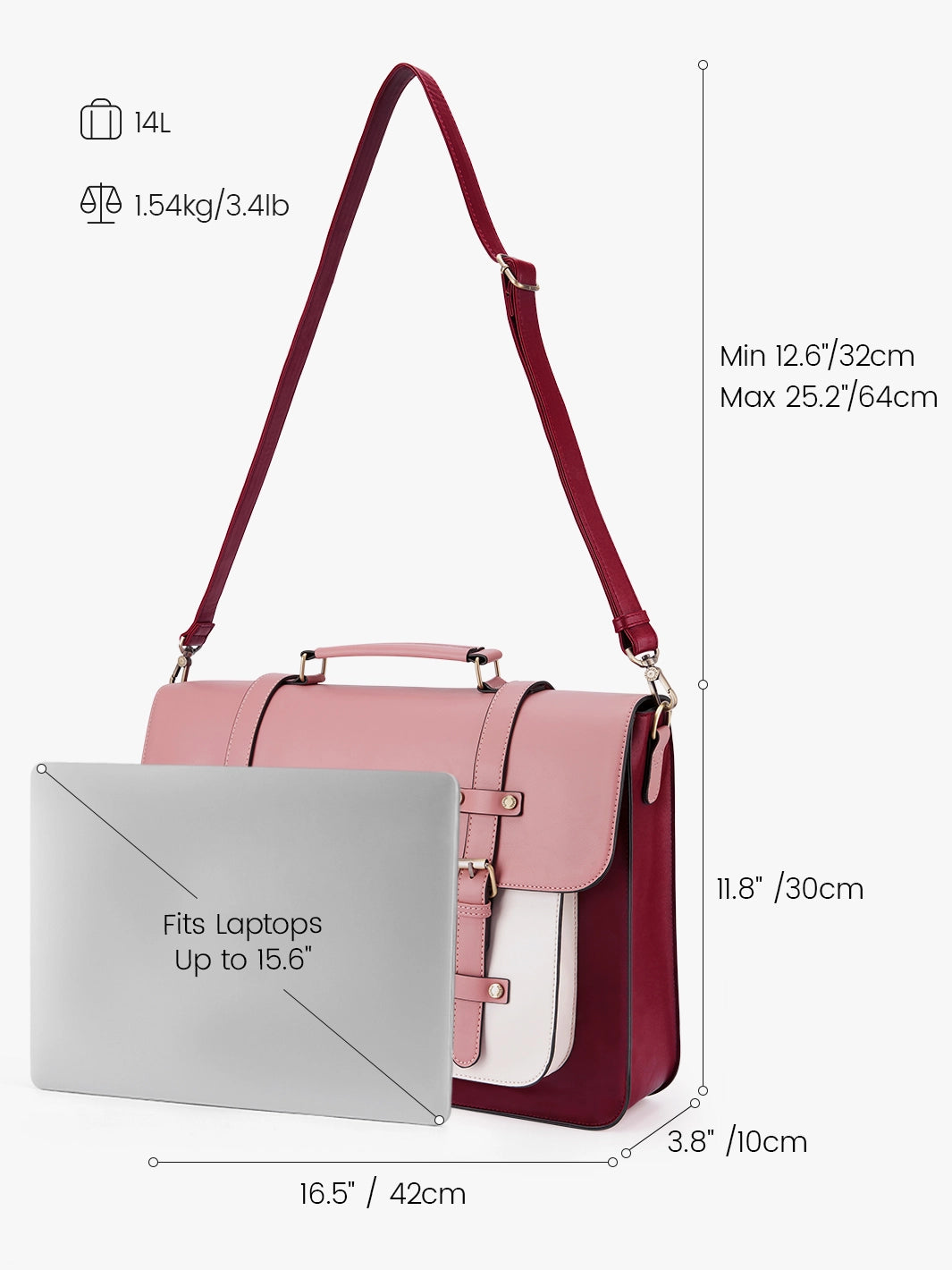 Sombre Vintage Briefcase