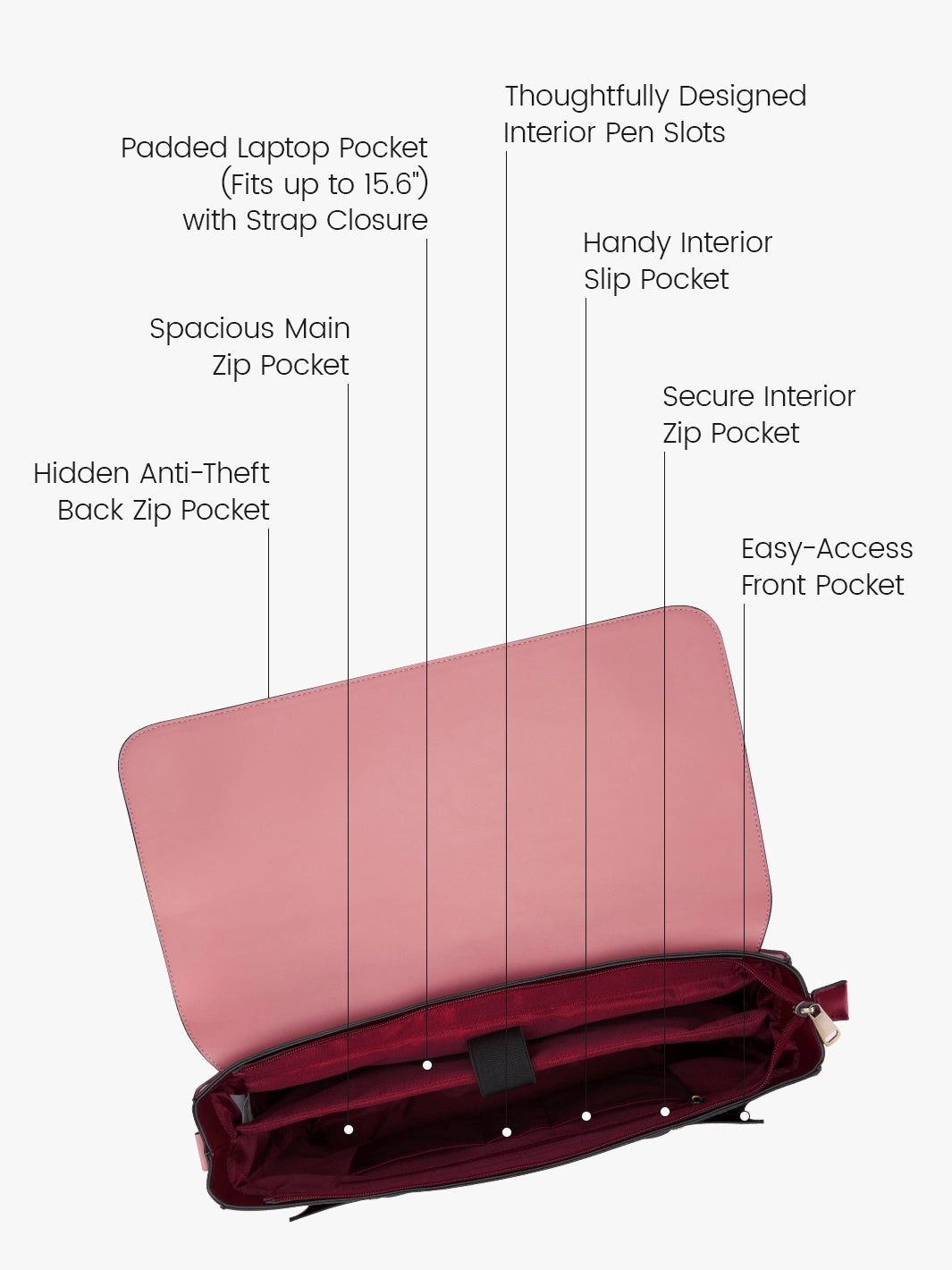 Sombre Vintage Briefcase