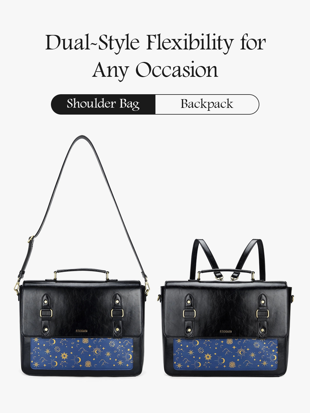 Starrynight Vintage 15.6-Inch Briefcase