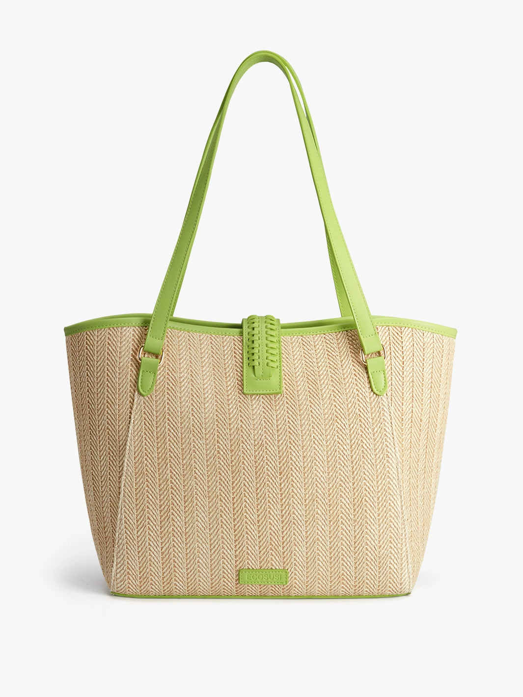 Marina Raffia Straw Tote Bag