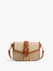 Marina Raffia Straw Crossbody Bag