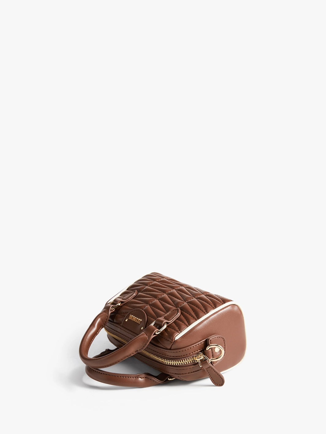 Elise Quilted Mini Boston Bag