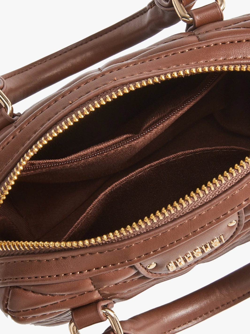 Elise Quilted Mini Boston Bag