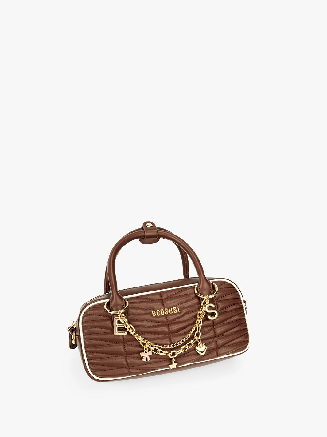 Claire Quilted Vegan Leather Pillow Bag