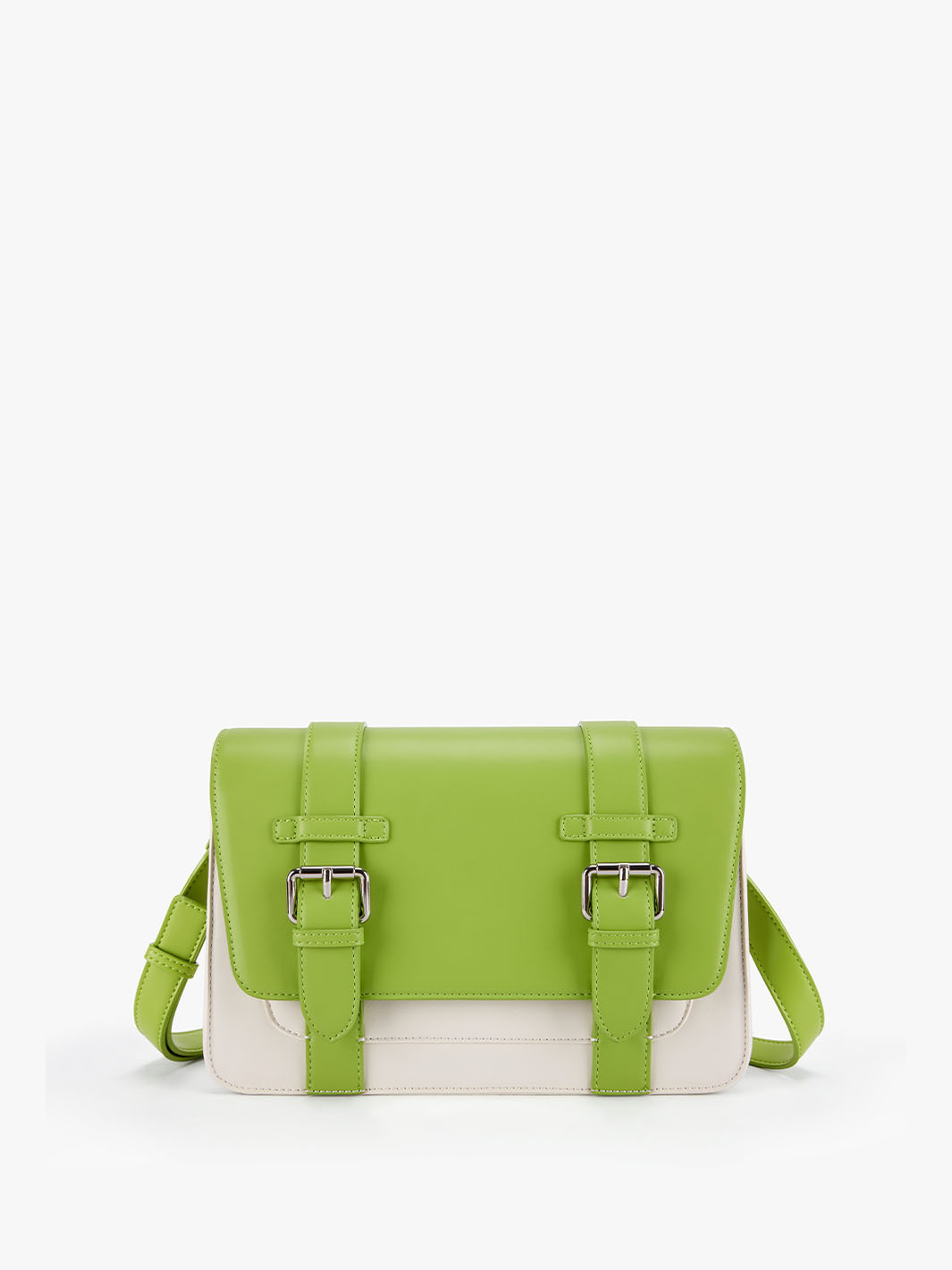 Summer Crossbody Bag with ECOSUSI Vintage Design Bag
#Color_Green