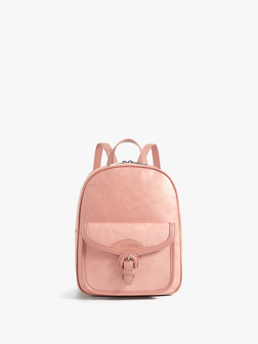 Evelina Washable Paper Mini Backpack - Eco-Friendly & Sustainable Fashion for Women-Pink