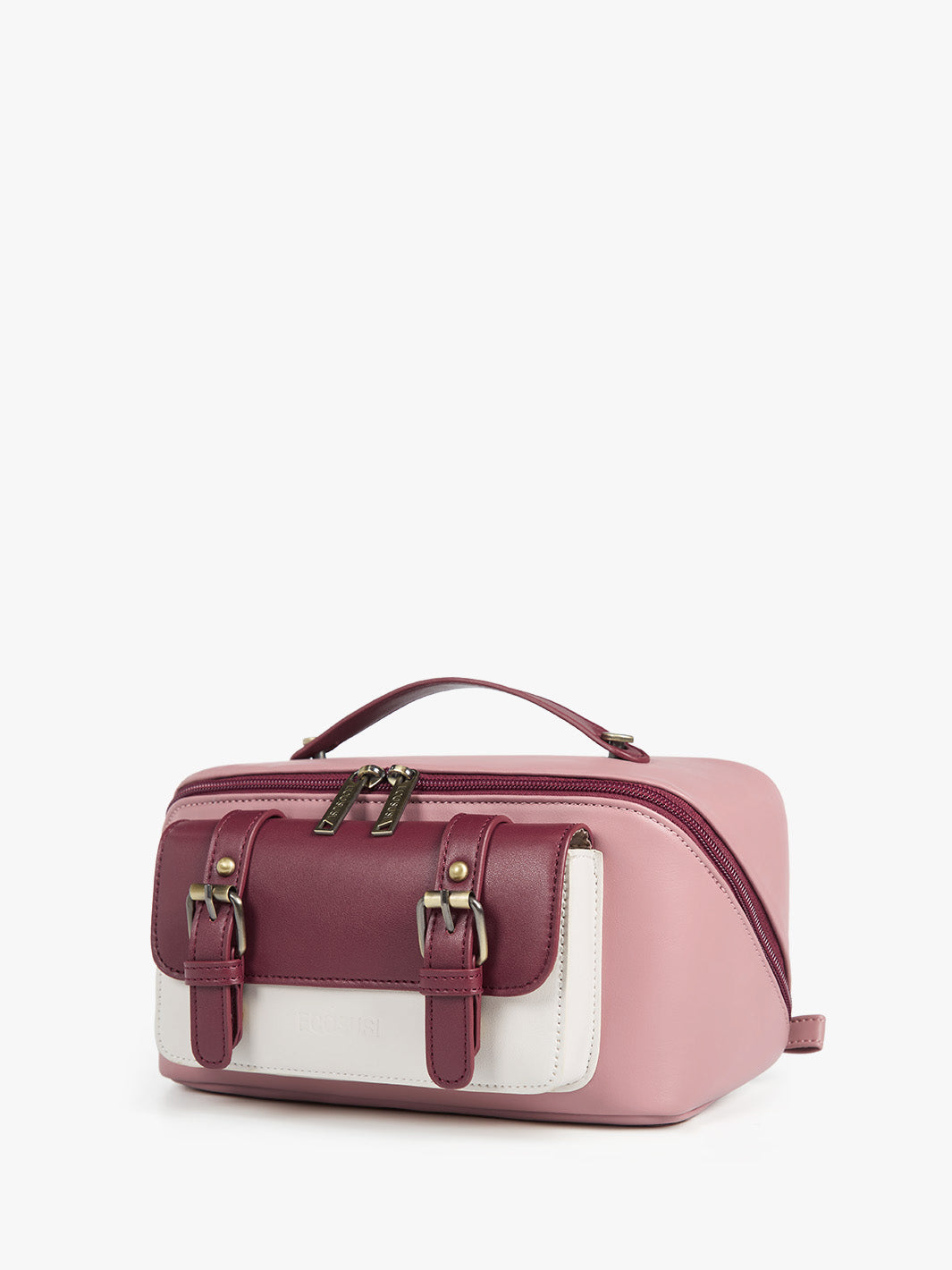 travel makeup bag pink
