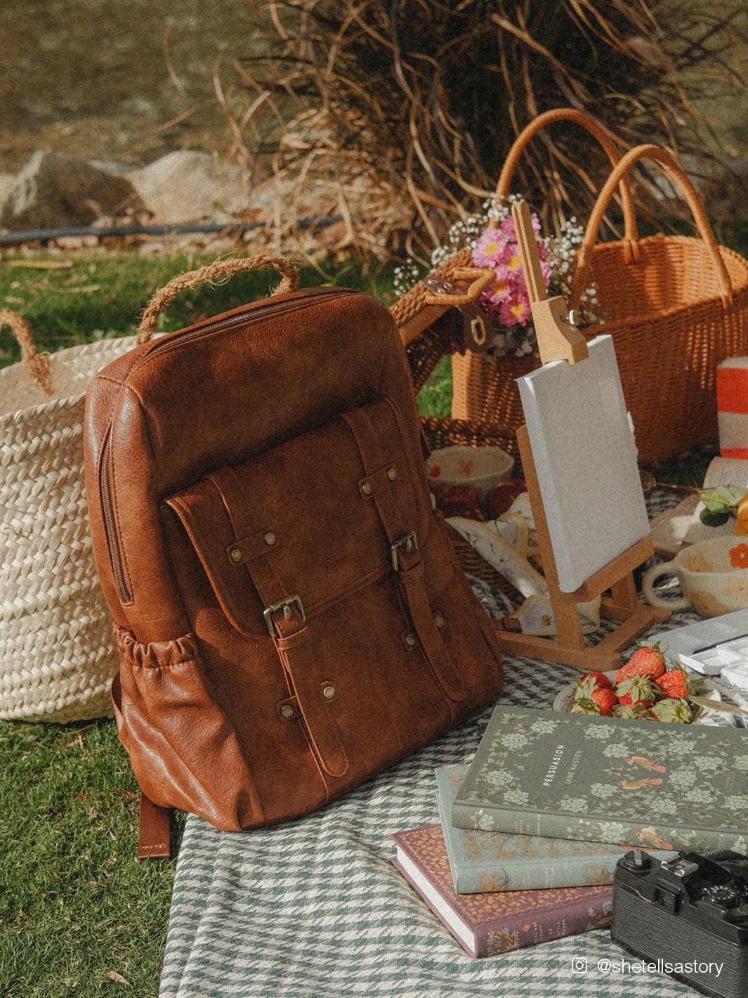 Scarlett Flip Zipper Vegan 15.6-Inch Backpack