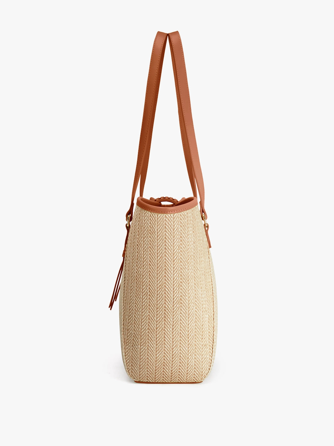 Marina Raffia Straw Tote Bag