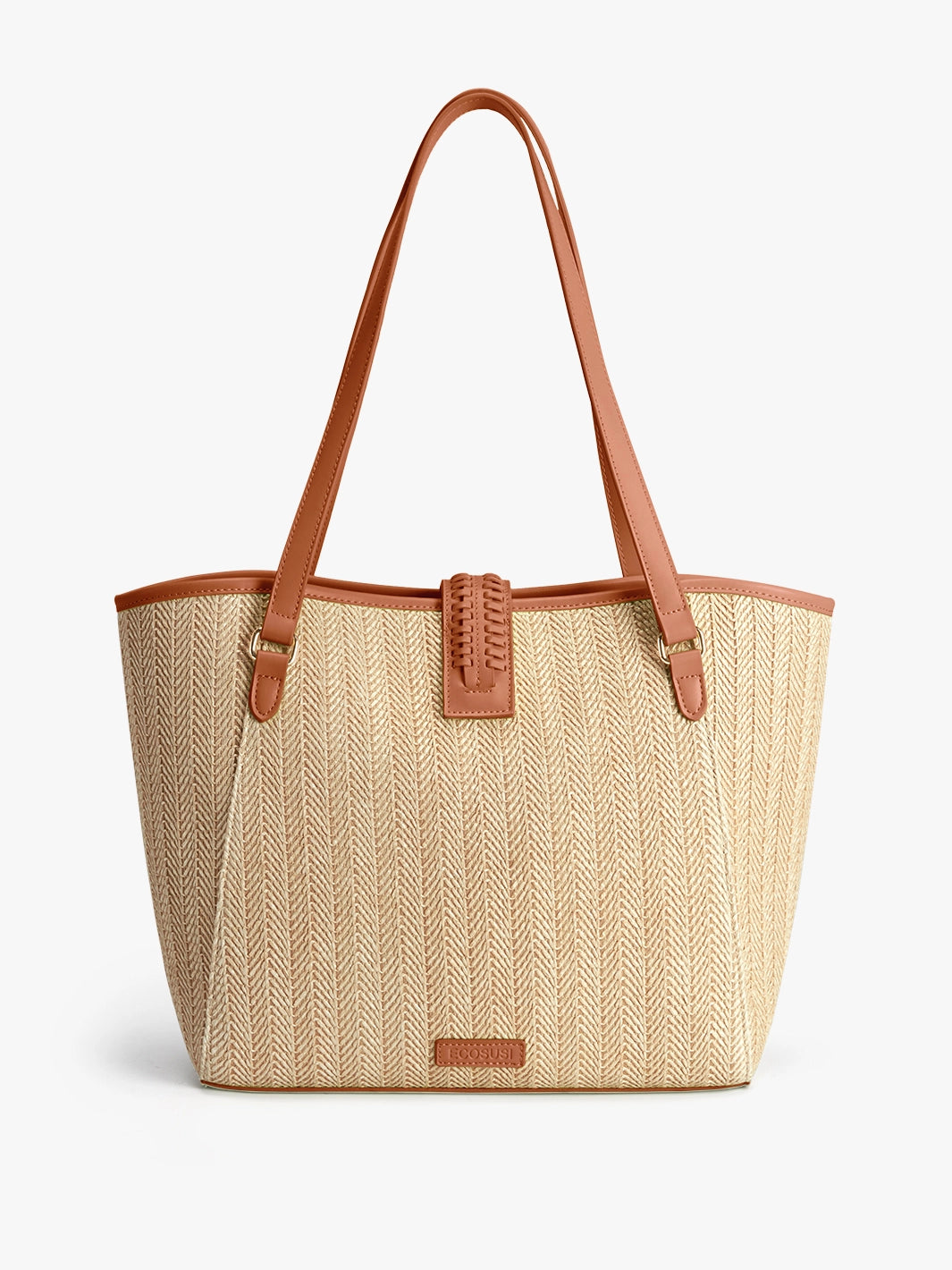 Marina Raffia Straw Tote Bag