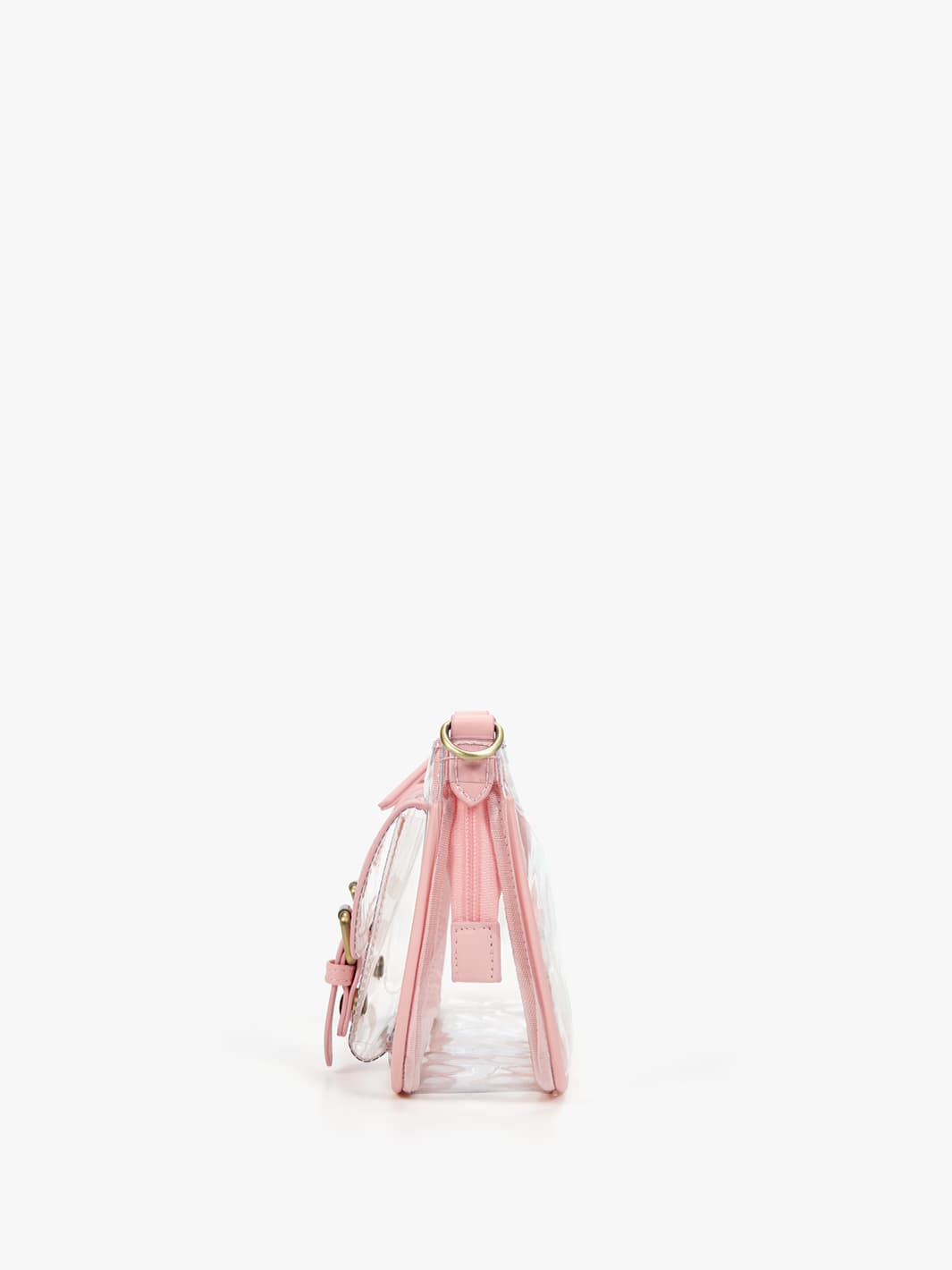 Clear Stadium Bag Crossbody with Pink - ECOSUSI  BAG