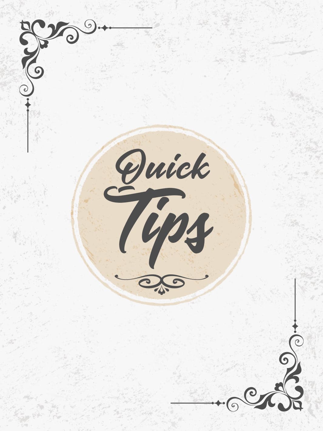 Quick Tips  2